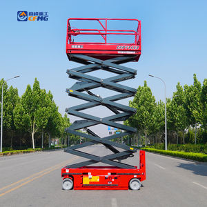 Plataforma Elevadora de Tijera Hidráulica Eléctrica Portátil de 320 kg para Mantenimiento y <span class=keywords><strong>Alquiler</strong></span> - Product Image 3