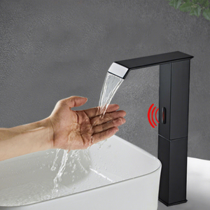 Grifo Inteligente con Sensor, Material de Latón, Montaje en Cubierta, Grifo de Lavabo sin Contacto, Estilo Moderno, de un Solo Orificio, Flujo de Agua Inductivo, Sin Manija - Product Image 1