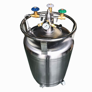 Contenedor biológico LN2 de salida de presión constante, contenedor de nitrógeno líquido autopresurizante de 200l, semen de litro - Product Image 6