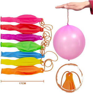 Grosir Pabrik balon lateks pelubang <span class=keywords><strong>Neon</strong></span> besar tebal 18 inci dengan pegangan pita karet balon pelubang - Product Image 1