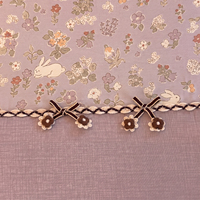 Parure de lit française 100 % coton, motif floral romantique, housse de couette patchwork avec bordure en dentelle et jupe de lit à volants, ensemble 4 pièces