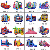 Maison gonflable personnalisée pour enfants intérieur toboggan aquatique maison commerciale combinée avec toboggan château sautant jeu de plein air