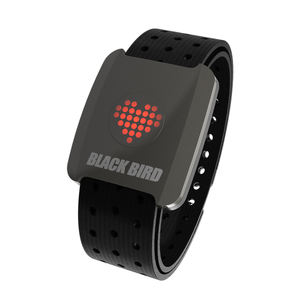 Monitor de Ritmo Cardíaco y Podómetro 3D Black Bird con Banda LED de Advertencia, BLE 4.0, ANT+, Resistente al Agua IPX7, Compatible con Aplicaciones de Smartphone - Product Image 1