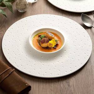 Juego <span class=keywords><strong>de</strong></span> vajilla <span class=keywords><strong>de</strong></span> hotel <span class=keywords><strong>de</strong></span> <span class=keywords><strong>loza</strong></span> <span class=keywords><strong>de</strong></span> lujo creativo <span class=keywords><strong>plato</strong></span> <span class=keywords><strong>de</strong></span> sombrero <span class=keywords><strong>de</strong></span> paja blanco liso para sopa <span class=keywords><strong>de</strong></span> Pasta occidental bandeja profunda para el hogar para - Product Image 3