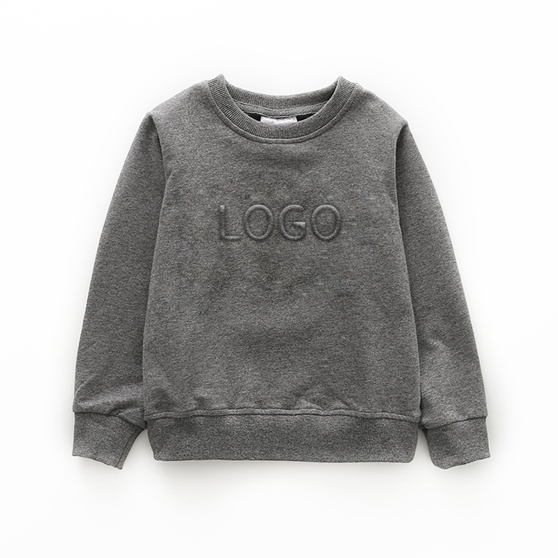 Custom Embossed Logo Sweatshirt - Oversized & Stylish