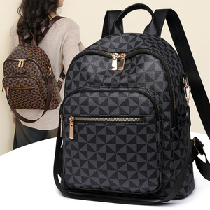 Mochila Vintage de Moda para Niña, Linda Mochila con Cierre, Mochila de PU para Viaje - Product Image 2