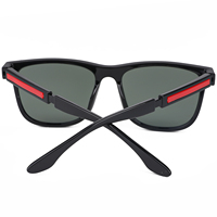 Nouvelles lunettes de soleil mâle réseau marée rouge marque lunettes polarisantes conduite carré lunettes de soleil de pêche en plein air 868 B1028