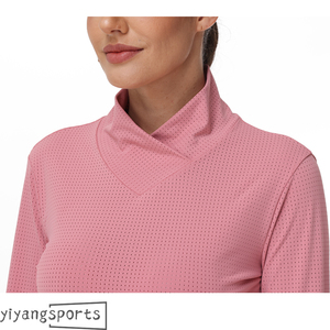<span class=keywords><strong>Maglia</strong></span> da Equitazione a Maniche Lunghe per <span class=keywords><strong>Donna</strong></span>, in Nylon Spandex Altamente Elastico, con Scollo a V e Traspirante - Product Image 2