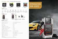 Tire Inflator and Jump Starter Multifunctional Car Jump Starter with air Compressor