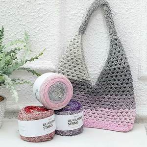 Hilo mixto de algodón teñido al por mayor transfronterizo 200g Ball OE Technics Anti-Pilling tejido <span class=keywords><strong>a</strong></span> mano ganchillo sombrero cojín bolsa hilo - Product Image 2