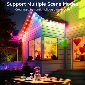 Chúng tôi kho miễn phí vận chuyển 100ft thông minh rgbic ngoài trời vĩnh viễn ánh sáng giáng sinh với 75 Chế độ cảnh - Product Image 5