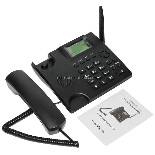 MEOKER DDK 995+ Dual Sim Card Wireless Cordless Phones For Home Support GSM 850/900/1800/1900MHz