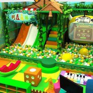 Equipo de Juegos Interior Personalizado Directo de Fábrica, Plástico Suave para Niños, Piscina de Pelotas, Tobogán, Parque de Diversiones para Escuelas - Product Image 4