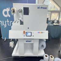 Nouvelle machine d'impression d'étiquettes adhésives numériques LED laser multicolores entièrement automatique Vicut avec écran tactile intégré et fonction de refroidissement