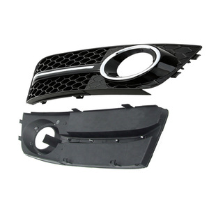 Audi A4B8 Honeycomb Fog Light Bezels 8K0807681 Glossy Black <b>ABS</b> Lower Grille Trim Cover - Product Image 2