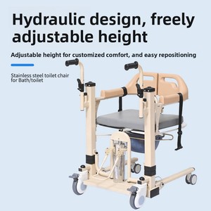 Chaise de transfert hydraulique pour personnes âgées, fauteuil-lève-malade, machine de transfert de lit à lit pour personnes handicapées - Product Image 2