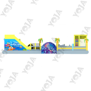 Castillo Inflable Comercial Personalizable con Varios Temas, Toboganes, Piscina <span class=keywords><strong>de</strong></span> Pelotas y Túnel Largo <span class=keywords><strong>para</strong></span> <span class=keywords><strong>Parques</strong></span> <span class=keywords><strong>de</strong></span> Diversiones - Product Image 3
