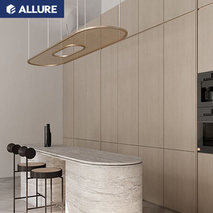 Mobili da <span class=keywords><strong>Cucina</strong></span> in PVC Stile Country Francese Allure con Verniciatura a Chip e Ante in Vetro - Product Image 2