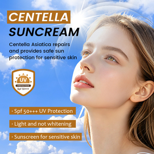 Private Label OEM Centella Asiatica Air-Fit Suncream Light Uv Protection And Relaxed Not Stuffy Acne Oily Outdoor <b>Sunscreen</b> - Product Image 3