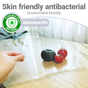 Tovaglia in vinile in PVC copri protezione trasparente e facile da pulire in plastica lavabile da pranzo per caffè - Product Image 2