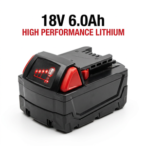 Paquete de Baterías Duraderas de 18 V y 6.0 Ah <span class=keywords><strong>M18</strong></span> <span class=keywords><strong>para</strong></span> Taladros y Sierras Inalámbricas <span class=keywords><strong>Milwaukee</strong></span> con Celdas Importadas de Alto Rendimiento de Grado A - Product Image 1