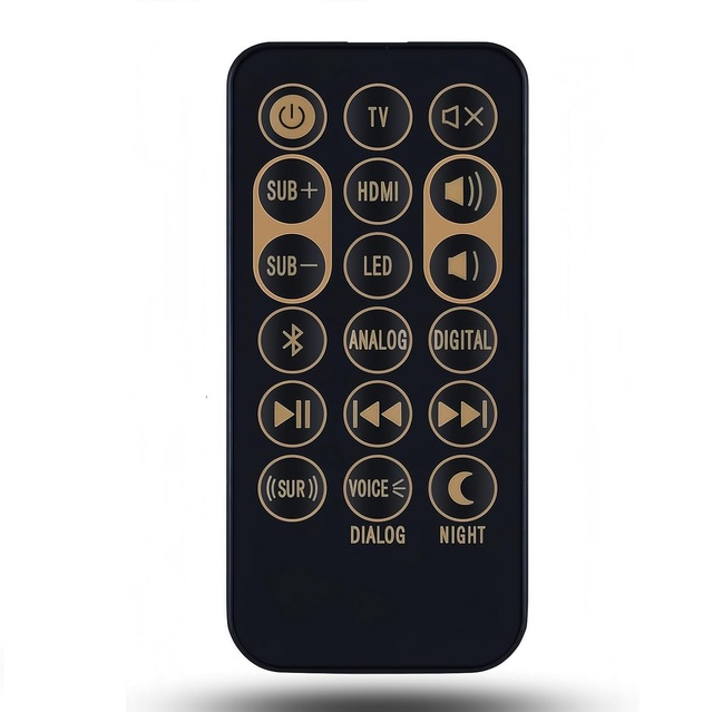 Replacement Remote Control Compatible for Klipsch SoundBar RSB-3 RSB-8 RSB-6 R4B R-4B RSB-11 RSB-14 Sound Bar
