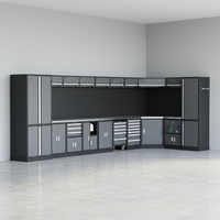 Banco de Trabajo Industrial Desmontable de Acero Laminado en Frío, Gabinete de Herramientas Modular con Cajones, Sistema de Almacenamiento Personalizado OEM para Garaje o Taller
