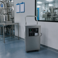 Générateur d'ozone électrique industriel portable Readycome avec pompe à air intégrée, boîtier en acier inoxydable SUS304, minuterie réglable, pour espaces étendus