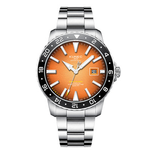 1Customized Luxury Stainless Steel Miyota <b>Automatic</b> Mechanical Water Resistant <b>Chronograph</b> Men's Watch Pointer Dial 20mm Band - Product Image 2