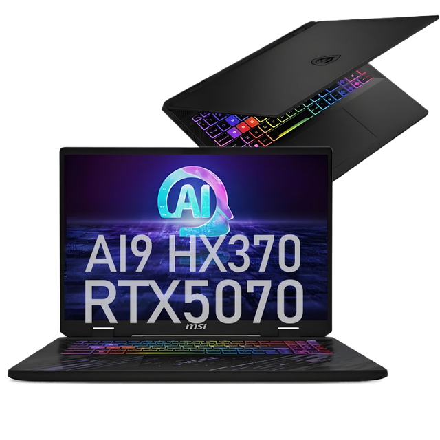 for msi pulse a16 brand new genuine /17 inch gaming laptop ai hx370 rtx5070 2.5k 240hz english student computer