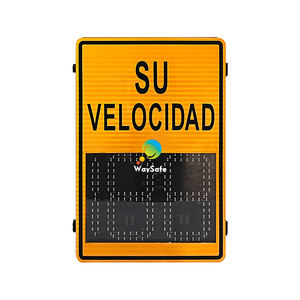 Panneau <span class=keywords><strong>radar</strong></span> <span class=keywords><strong>de</strong></span> vitesse variable solaire Doppler à haute luminosité et clignotement excessif pour la mesure <span class=keywords><strong>de</strong></span> vitesse en temps réel dans les zones scolaires et minières - Product Image 5
