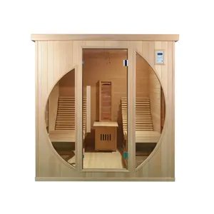 110V Salt 2 Person Lay Down Infrared Sauna Cabin