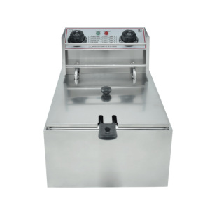 <span class=keywords><strong>Friteuse</strong></span> électrique de Restaurant électrique Btu, en acier inoxydable, avec minuterie, poulet, donuts, dinde - Product Image 1