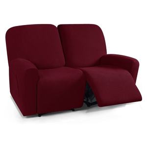 Vente en gros de housses de canapés inclinables extensibles housse de canapé de luxe 2 places 6 pièces housse de canapé inclinable en jacquard - Product Image 6