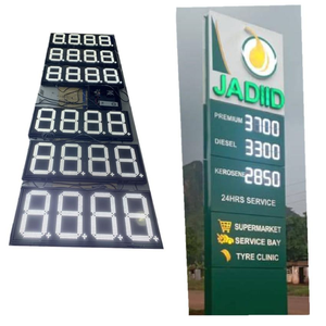 Panneau numérique LED étanche pour station-service, Cadre suspendu pour affichage des prix de la station-service, Panneau publicitaire - Product Image 1