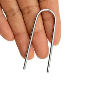 गैल्वेनाइज्ड भारी ड्यूटी यू बनाने के लिए नाखून जंग प्रतिरोधी बगीचे स्टेपल - Product Image 2