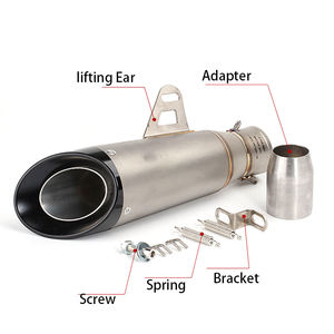 Tubo de Escape Universal para Motocicleta <span class=keywords><strong>Moto</strong></span> DB Killer <span class=keywords><strong>GP</strong></span>-Project para R6 R15 R1 R3 MT07 Tmax155 XMAX GSX250 Nmax155 - Product Image 3