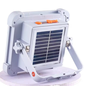 Outdoor Solar Camping Light Portable Mobile Multi-Function Usb Emergency and Removable <b>Battery</b> Rechargeable Solar Portable Flood - Product Image 4