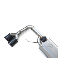 Échappement Catback Valvetronic Haute Performance à Quatre Sorties en Acier Inoxydable SS304 à Fixation Directe pour BMW 330e G20 B48 2.0T 2020-2023 avec Valve d'Échappement