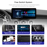 Stéréo de voiture ultra étroit 12.3 "Snapdragon 665 pour Mercedes W176 X117 X156 W463 Wireless CarPlay Android Auto GPS Navigation