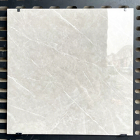 Carreaux de sol intérieurs en porcelaine émaillée polie blanche Carrara vintage de luxe à prix avantageux 60x60