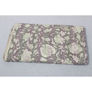 Auténtica Colcha y Edredón Kantha Indio Hecho a Mano, de Algodón Estampado, Lavable, Suave y Ecológico, Decoración para el Hogar a Excelente Precio - Product Image 1