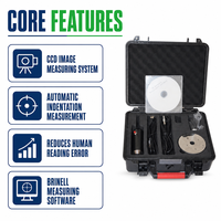 Logiciel de mesure automatique des empreintes de Brinell et système de mesure par image CCD pour les essais de dureté Brinell