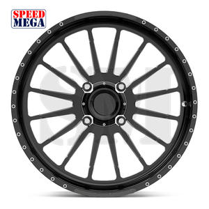 Jantes forgées Deep Dish 20x7 22x7 24x7 pouces, jantes de voiture noires tout-terrain, jantes en alliage personnalisées 8X6.5 8x170 8x180 pour UTV/Polaris - Product Image 3