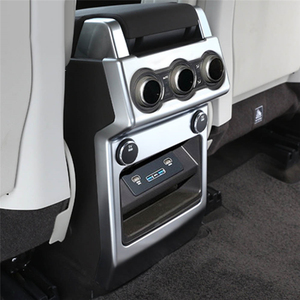 Nội thất Phụ Kiện cho land rover discovery <span class=keywords><strong>5</strong></span> HSE SE L462 hành khách Phía Sau lưu trữ hộp không khí lỗ thông hơi Trim Trang Trí Sticker khung - Product Image 3