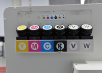 Impresora UV DTF Automática de 30x40cm con 2 Cabezales, Impresora de Inyección de Tinta UV Rollo a Rollo para Película A3 AB y Pegatinas de Vidrio para Patinetas