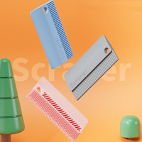 Brosse en silicone double face pour enlever les poils d'animaux, peigne de toilettage pour chiens et chats, grattoir à peluches pour canapé, tapis et vêtements - Vente en gros, personnalisable en usine