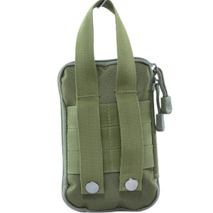 กระเป๋าอุปกรณ์ EDC แบบยุทธวิธีพร้อมระบบ MOLLE ปิดด้วยซิป สีเขียวมะกอก ไนลอน กระเป๋าใส่อุปกรณ์กลางแจ้งสำหรับทุกเพศ - Product Image 2