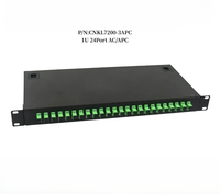 Boîtier de terminaison optique 19 pouces 24 ports SC monomode multimode pour rack, panneau de brassage de fibres optiques SC/UPC/APC/OM1/OM2/OM3/OM4