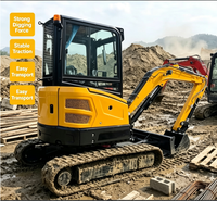 Excavatrice compacte sur chenilles SH40, directement de l'usine, avec une forte performance de creusement pour les travaux de terrassement et la maintenance routière